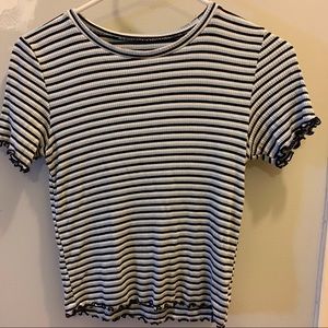 cute ribbed tee shirt